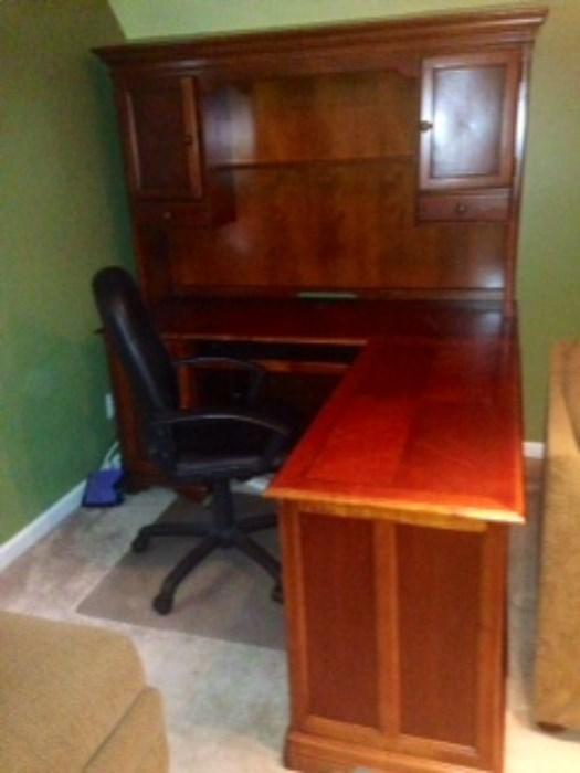 L-shaped desk from Rhodes Furniture