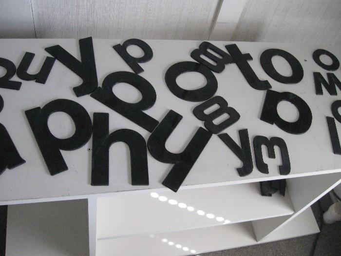 Acrylic letters