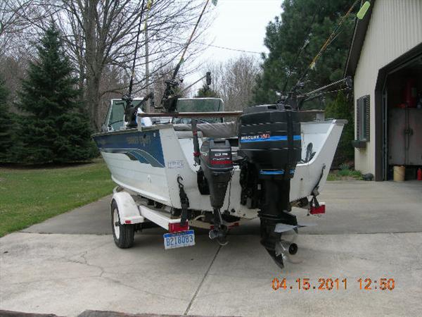 Mercury Outboard on the Smoker Craft boat