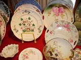 Assorted decorative and cake plates