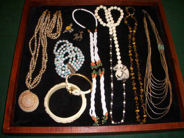 Ivory and other jewelry