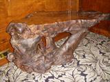 Burl root coffee table, smaller size