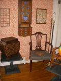 Assortment of furniture and wall decor