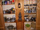 Basement cupboard FULL of cookware