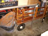 Coal buckets, and neat wood side wagon (not terribly old)
