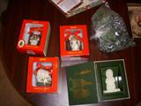 Spode ornaments, Dept. 56 Snowbaby