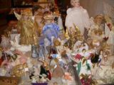 A sampling of the Holiday decorations....many angels!