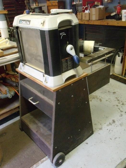 Delta 13" 2 Speed Finishing Planer on Stand: $320