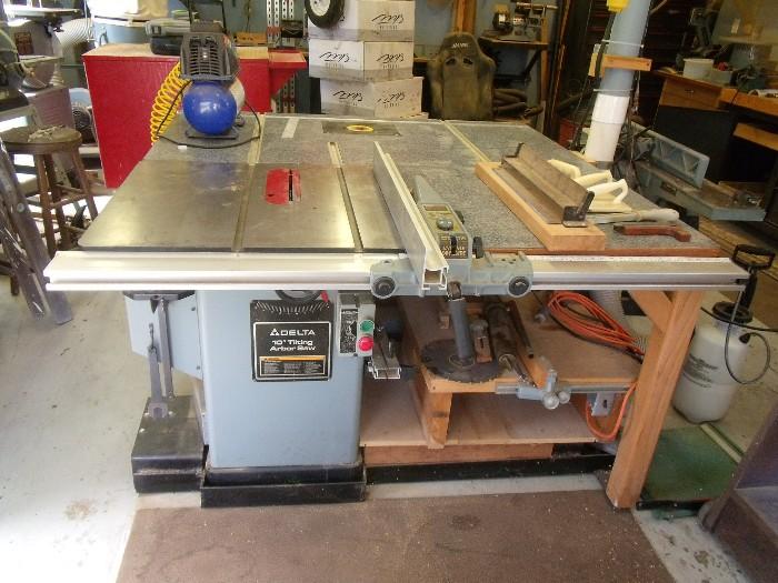Saw Table  $1300 All   Includes: Milwaukee Plunge Router w/ bits, Delta 10" Tilting Arbor Saw, Delta Saw Guide, Bosch Skill Saw