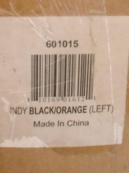 (2)Sets of 2 Indy Black & Orange Racing Seats (4 total) NEW IN THE BOX!  Installation Tracks included  $200 pair
