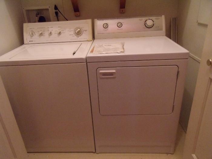 Kenmore Washing Machine: $110
 80 Series
 Model Number #110.27892791

 Admiral (Maytag)Heavy Duty/Super Capacity Dryer: $70
 Model # ADG7000AWW