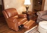 Pleather reclining  rockers.