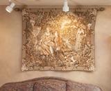 Romantic scene on tapestry