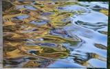 Giclee print on canvas, water reflection