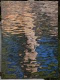 Giclee print on canvas, water reflection