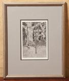 Maxfield Parrish bookplate etching
