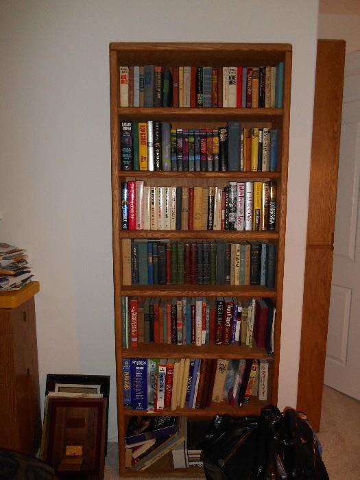 Another bookshelf full of books or you can use it to display collectibles.