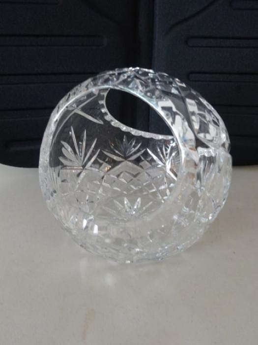 A decorative crystal piece.