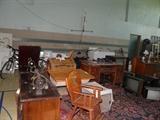 Antique Sewing Machines, Butter Churn, High Chair