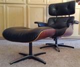 Mid-Century Lounge Chair & Ottoman