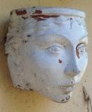 Rusticated Terra-Cotta Wall Pocket Face
