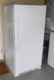 Upright freezer, clean