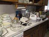 Pyrex, Corelle, Small Appliances