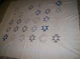 EARLY QUILT "FLYING GEESE"