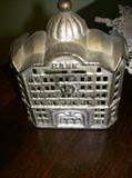 ANTIQUE CAST IRON BANK