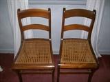 CANE SEATED CHAIRS