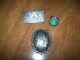 STERLING BROOCHES