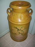 PAINTED MILK CAN
