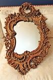 Antique carved Mirror Provenance belonging to Civil War Officer John Barbee Pirtie