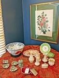 Wedgewood, Belleek, Masons, and Asian bowl