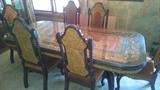 Custom Hand Carved table must see one of a kind!