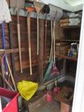 garden tools, shutters