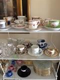               Big assortment of cups & saucers