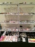             Large assortment of costume jewelry