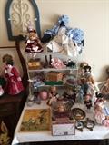                           Large variety of dolls