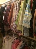                                 Many clothes;