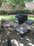                     Patio 2-tiered cart; BBQ grill;