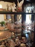           Assorted glassware & depression glass;