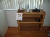 Small wood and wood veneer bookcase