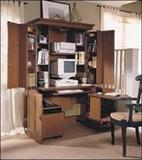Sauder Computer Armoire - partially disassembled(Stock photo, not actual item) 