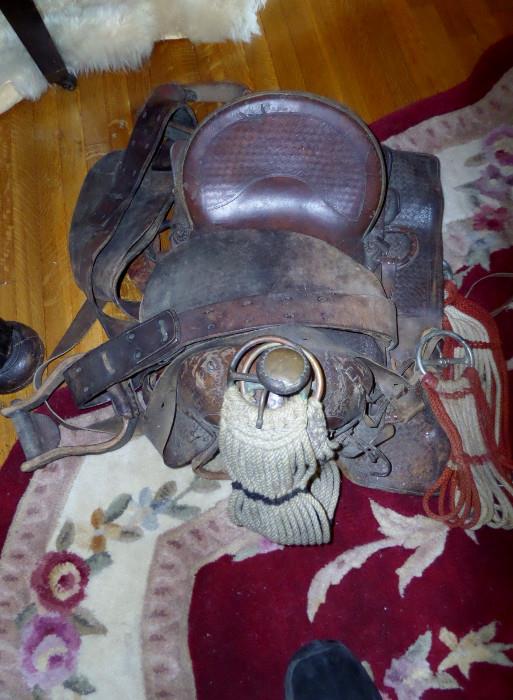 old and well loved Westren saddle