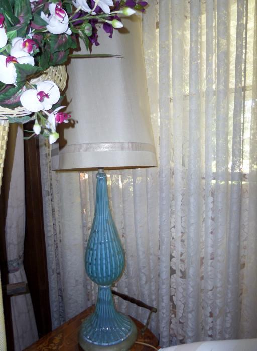 Great blue Moreno glass Lamp