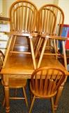 Oak Table & Chairs
