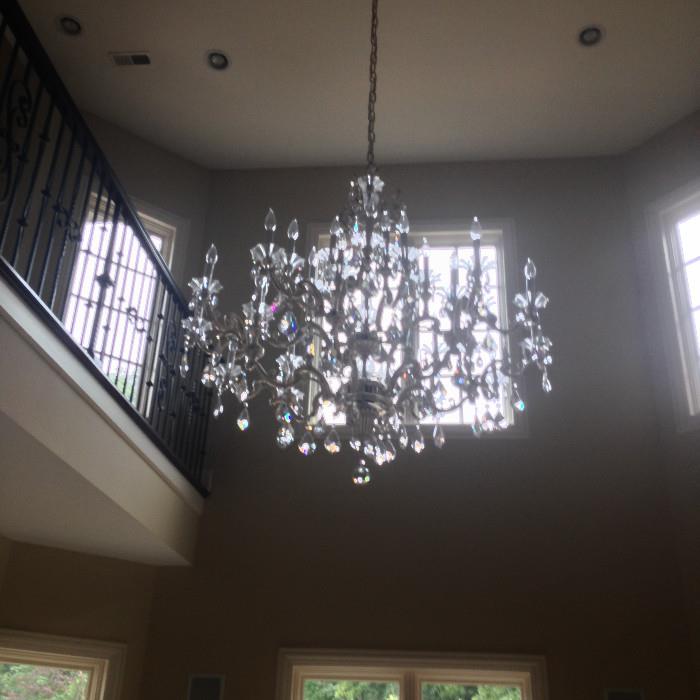 Stunning chandelier available for purchase.  Removal will be scheduled after the sale. 
