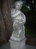 Poured Concrete Figure on Pedestal