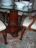 Highly Carved Pair of Pedestals